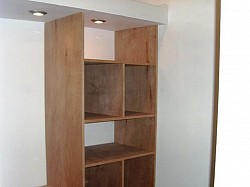 Closet, shelves, stain , polyurethane