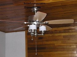 ceiling fan, electrician, electrical, light fixtures